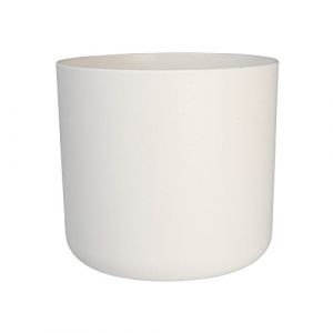 Image de Elho pot de fleurs - b.for soft rond 35cm blanc - 34.5 x 34.5 x 32.3 cm