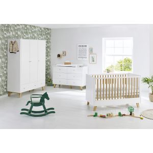 Pinolino Chambre d'enfant Pan, armoire 3 portes blanc