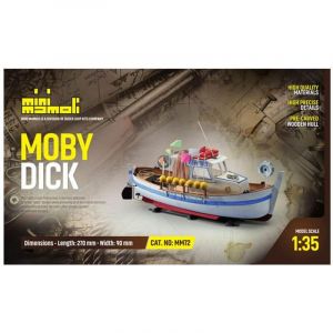 Mamoli Maquette de bateau en bois : MOBY DICK