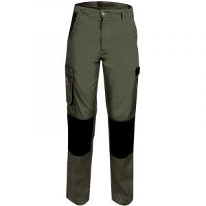 Fashion Securite - Pantalon de Travail Femme Kaki - Fashion Sécurité - Résistant, Confortable et Tendance - Bricolage et Jardinage - 36