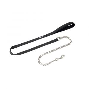 Laisse pour chien avec cha&icirc;ne silver Eskadron