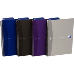 Oxford Cahier spirale Office B5 17,6 x 25 cm - petits carreaux - 180 pages