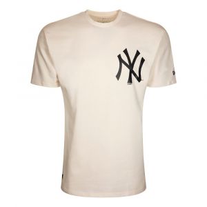 New era T-shirt à Manches Courtes Mlb New York Yankees Big Logo Oversized 2XL White