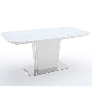 Image de Inside75 Table repas extensible design UMA 180cm blanche