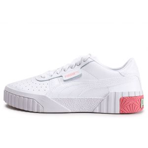 Puma Enfant Cali Blanc Rose Junior Streetwear