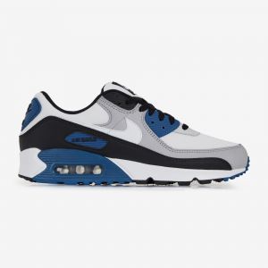Nike Baskets Air Max 90 Enfant - Light Smoke Grey/Black/Industrial Blue/Summit White, Light Smoke Grey/Black/Industrial Blue/Summit White - Taille 44