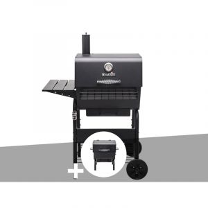 Char-Broil Barbecue &agrave; charbon Charcoal M + Charcoal 2GO Offset-Smoker