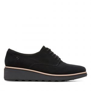 Image de Clarks Sharon Noel Nubuck noir - Taille 37