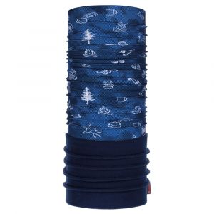 Buff Tours de cou -- Polar Child - Funny Camp Navy / Night Blue - Taille One Size