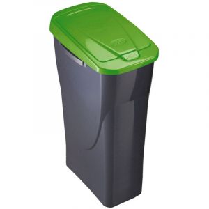 Corbeille &agrave; papier Mondex Vert Noir/Vert polypropyl&egrave;ne Plastique 15 L