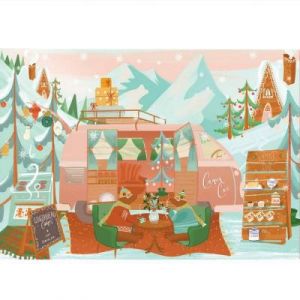 Puzzle 1000 pièces : Camper Café