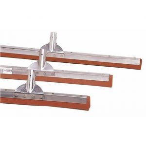 Raclette M&eacute;tal Renforc&eacute; 75Cm-Mousse Rouge Synth - Guialto