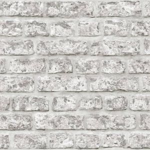 Topchic Papier peint Brick Wall Gris fonc&eacute;