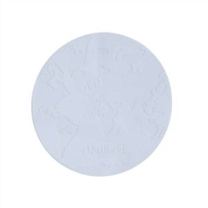 Oyoy living Sets de table bleu en silicone Ø39xH0,2cm