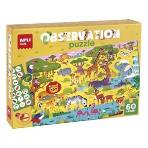 APLI kids Puzzle Observation Junior Savannah puzzle 60 pièces