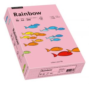 Papyrus 88042541 - Ramette de 500 feuilles de papier Rainbow 21 x 29,7 cm, 80 g/m², rose