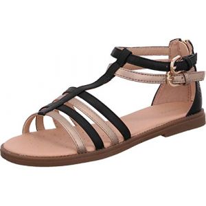 Image de Geox Sandales enfant J SANDAL KARLY GIRL - Couleur 28,29,30,31,32,35 - Taille Noir