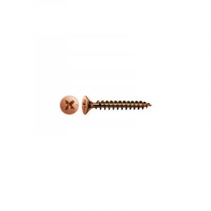 Spax Vis universelle, tête fraisée, cruciforme Z, 4 Cut, filetage brunie C1 A – 1081140350125, 1081140500505