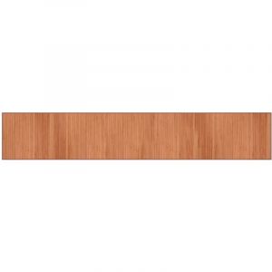 VidaXL Tapis Rectangulaire Marron 70x400 Cm Bambou
