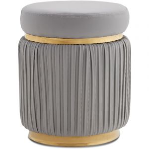Pouf haut de gamme gris - Harmonie