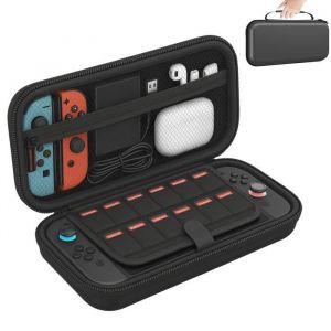 Phonillico Etui pour Nintendo Switch 2 - Pochette Noir de transport rangement housse emplacement cartes de jeux