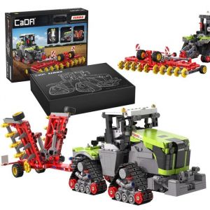 Tracteur - CADA - CLAAS XERION - 1336 pi&egrave;ces - T&eacute;l&eacute;command&eacute; - &Eacute;chelle 1:32