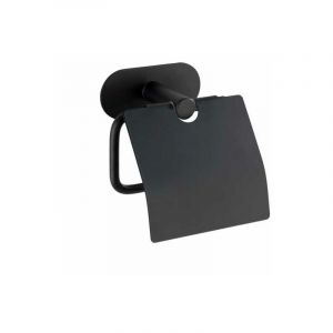 Image de Wenko Turbo-Loc Dérouleur papier WC avec couvercle Orea Black mat