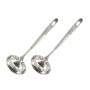 Fackelmann Ensemble de 2 Louches de cuisine inox 28 cm Oxford