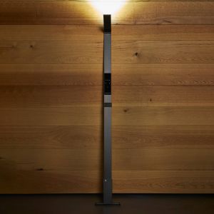 Luctra Flex lampadaire LED sans fil, batterie noir