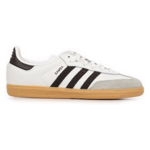 Adidas Samba Og Blanc/marron - Enfant -