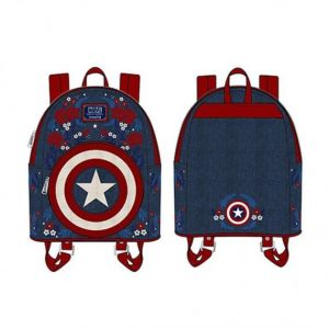 Funko Mini Sac A Dos Marvel - Captain America 80th Anniversary Floral Sheild