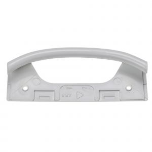 Vhbw Poignée compatible avec Foron réfrigirateurs plastique blanc