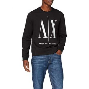 Image de Armani Exchange Sweat-shirt HELIX Noir - Taille XXL,S,M,L,XL