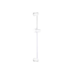 Barre de douche blanche avec curseur molette - Ø 19 mm - Odyssea