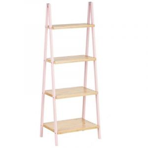 Etagère de salle de bains Rose Naturel Bambou Bois de pin 40 x 109,3 x 30 cm