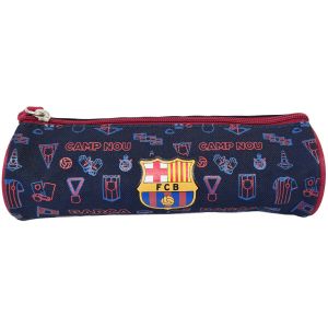 La Plume Dorée Trousse bleue en toile FCB