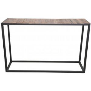 Declikdeco : Console rectangulaire en bois multicolore CRIVER