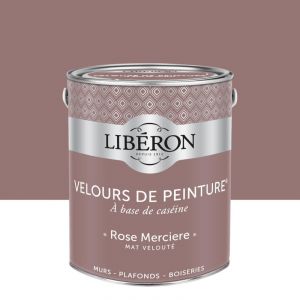 Liberon Peinture rose mercière mur, boiserie, radiateur velours 2.5 l