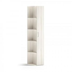 Armoire terminale d'angle 1 porte 30 x 55,5 x 220 cm finition chêne blanchis
