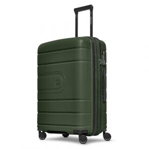 Redolz - Essentials 11 4 Rollen Trolley 66 cm mit Dehnfalte Koffer & Trolleys 1 ct Grün Herren (89.99 € / 1 ct)