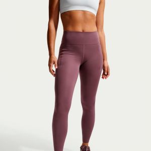 Nike Swift Tight Collant de course Femmes-marron, argent, Taille XS