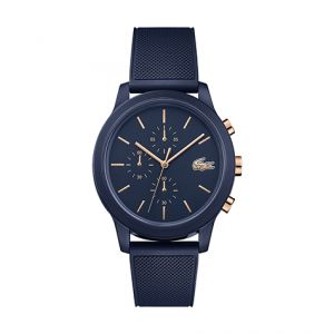 Image de Lacoste Montre .12.12 2011013 - Montre Affichage Analogique Bracelet Silicone Bleu Homme