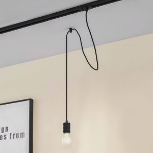 Luminaire sur rail électrique à intensité variable 'Linaro' en aluminium pour salon & salle à manger