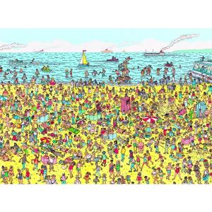 Image de Nathan 250Puzzle Où est Charlie? : A la plage 250 pièces