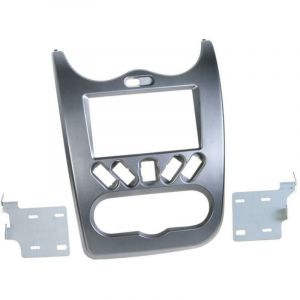 Acv Adaptateur de fa&ccedil;ade 2-DIN Dacia Duster / Logan / Sandero > grey