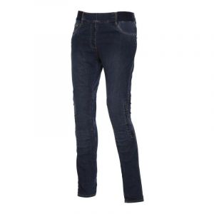 Esquad Jeans moto femme Jade Armalith raw bleu- US-34