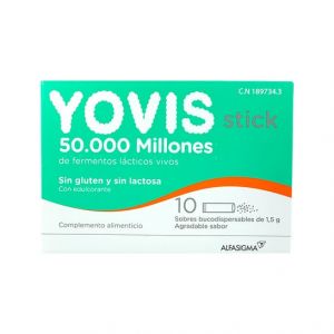 Yovis Stick 10 Sobres Bucodispersables