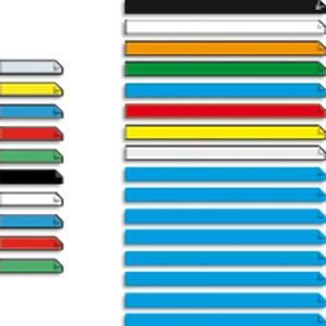 Brother TZe-M951 - Ruban lamin&eacute; noir sur argent mat 24 mm.