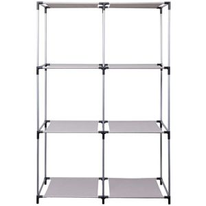 Idebox Etagère multi casiers Smart 6 casiers - Gris