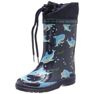 Beck Bottes enfant caoutchouc fraise bleu clair - Taille 26